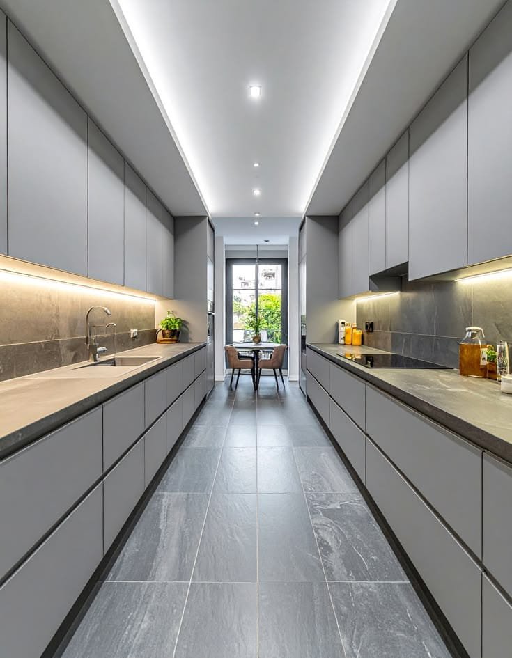 Parallel kitchen